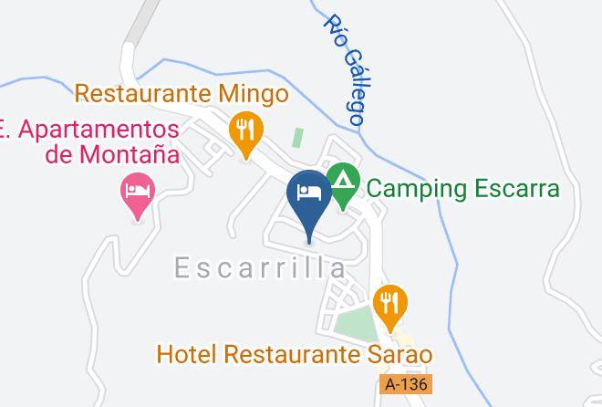 Huesca - Hotel Escarra Maps