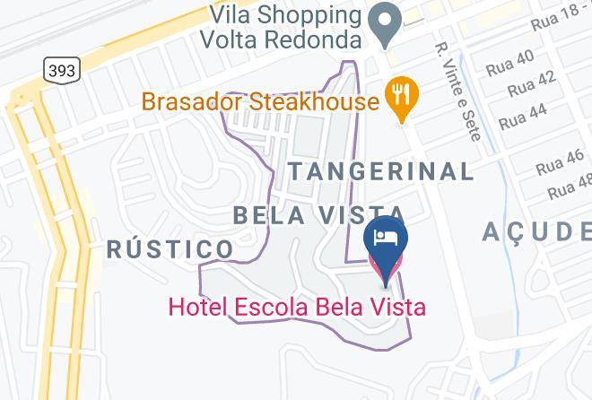Volta Redonda - Hotel Escola Bela Vista Maps