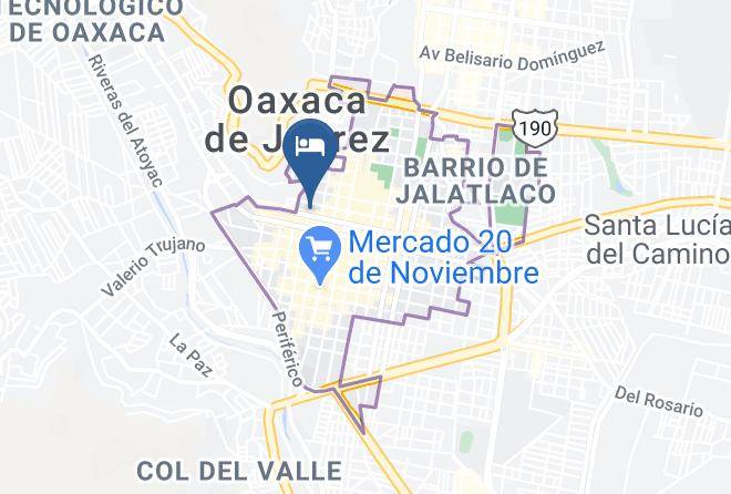 Oaxaca De Juarez - Hotel Escondido Oaxaca Maps