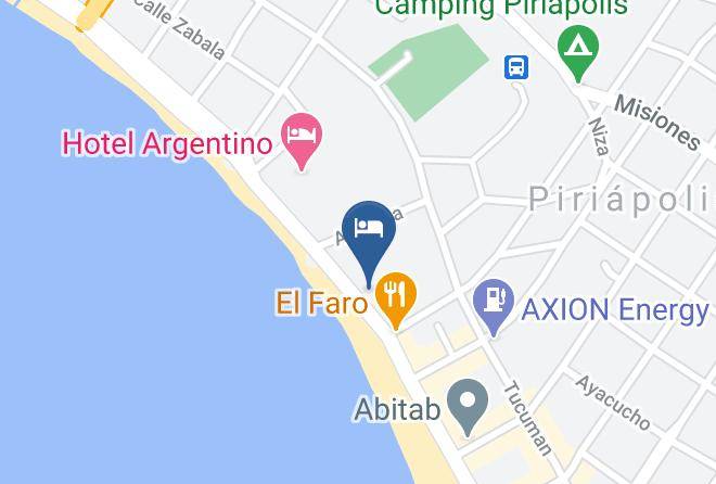 Piriapolis - Hotel Escorial Maps