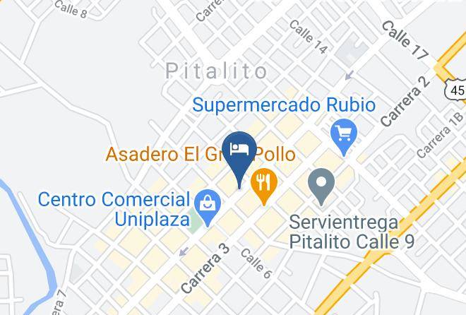Pitalito - Hotel Escorial Pitalito Maps