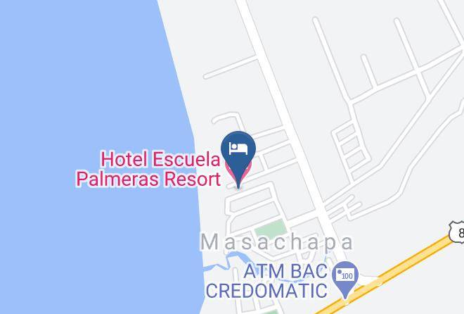 San Rafael Del Sur - Hotel Escuela Palmeras Resort Maps