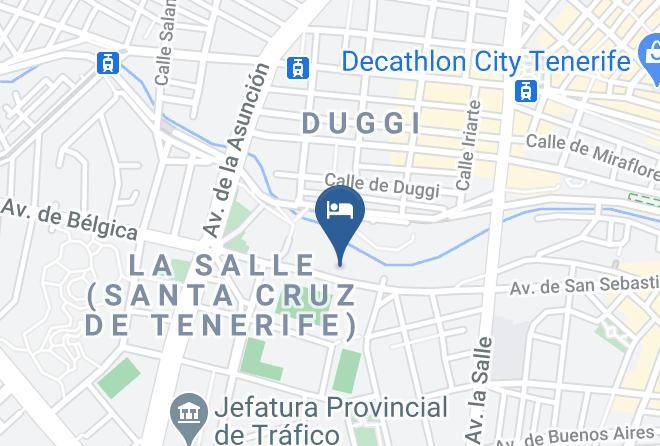 Santa Cruz De Tenerife - Hotel Escuela Santa Cruz Maps