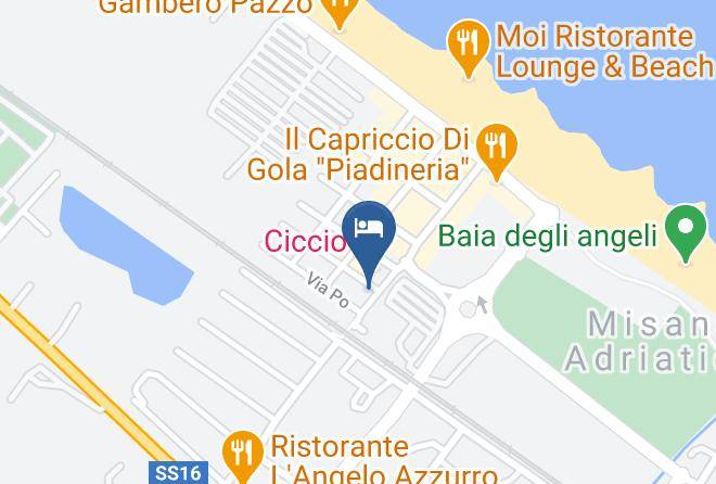 Rimini - Hotel Esedra Maps