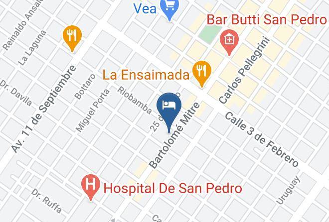 San Pedro - Hotel Eser Maps
