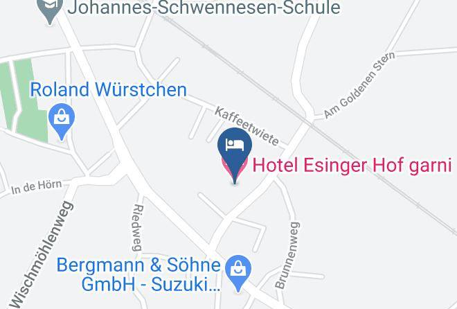 Pinneberg - Hotel Esinger Hof Garni Maps