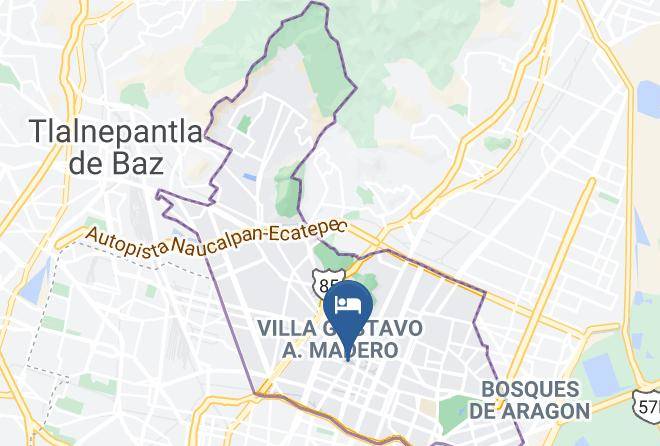 Gustavo A Madero - Hotel Esla Maps
