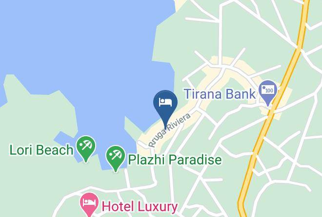 Saranda - Hotel Esmerald Ksamil Maps