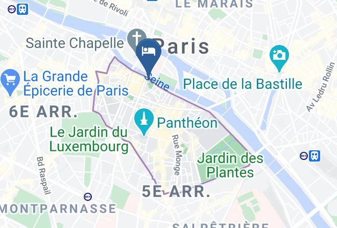Paris - Hotel Esmeralda Paris Notre Dame Maps