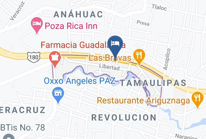 Poza Rica De Hidalgo - Hotel Boutique Esmeralda Maps