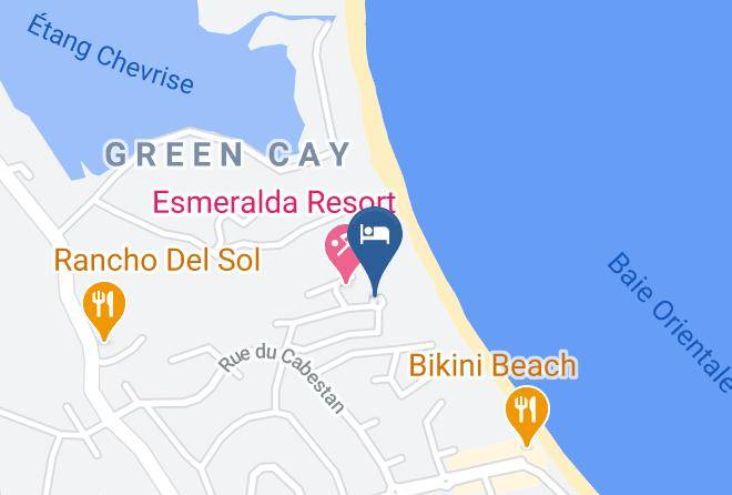 Marigot - Hotel Esmeralda Resort Maps