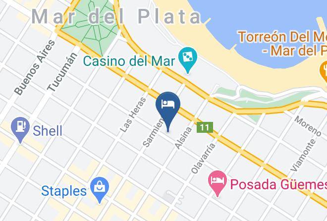 General Pueyrredon Partido - Hotel Esmeralda Select Maps