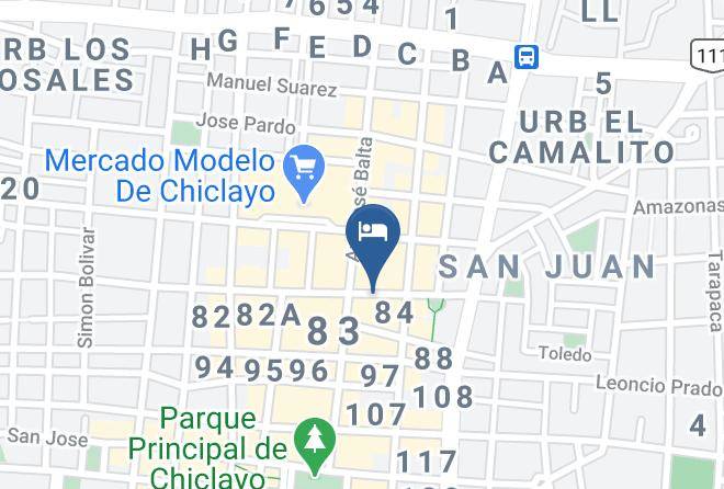 Chiclayo - Hotel Esmeralda Maps