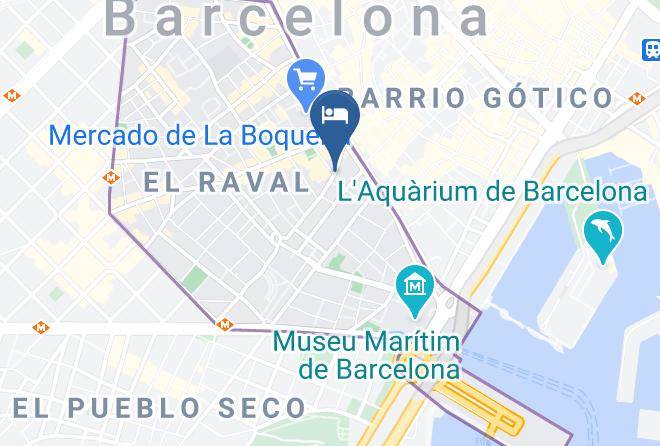 Barcelona - Hotel Espana Maps