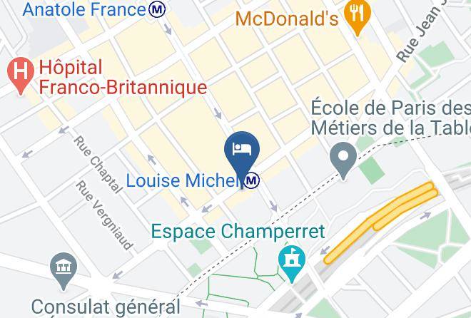Hauts De Seine - Hotel Espace Champerret Maps