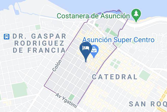 Asuncion - Hotel Espana Maps