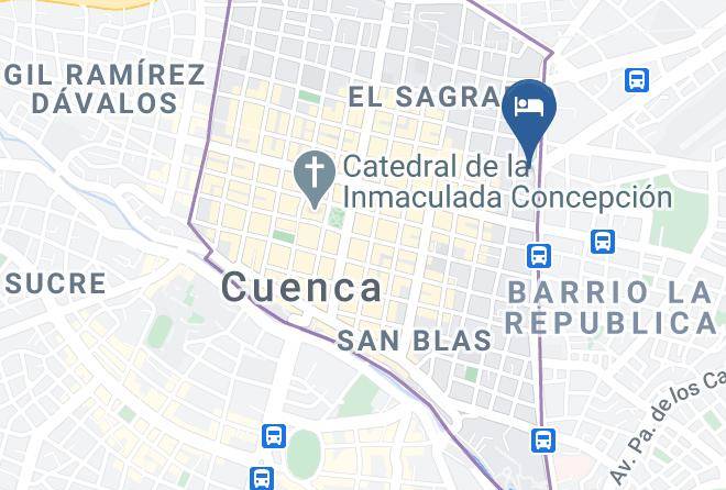 Cuenca - Hotel Espana Maps