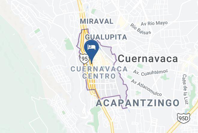 Cuernavaca - Hotel Espana Maps