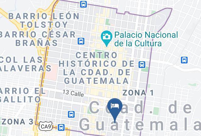 Guatemala - Hotel Espana Maps