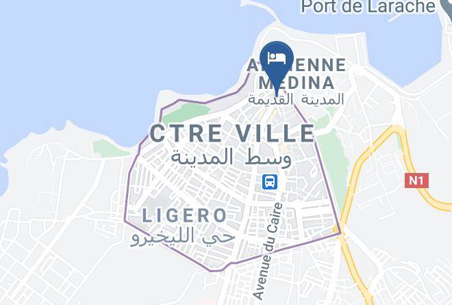 Tangier Tetouan - Hotel Espana Maps