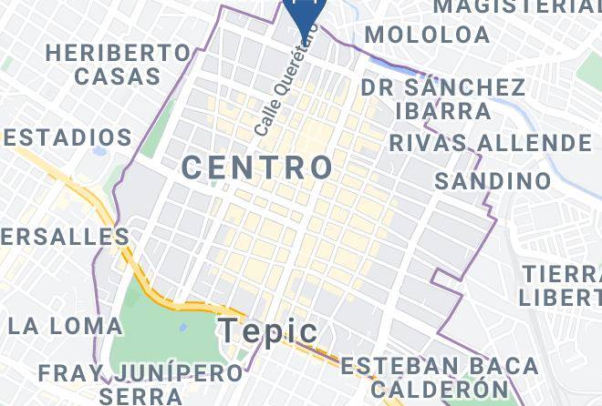 Tepic - Hotel Espanol Maps
