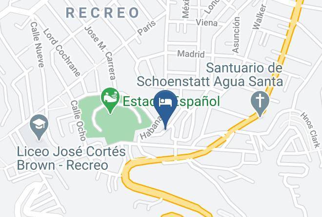 Valparaiso Province - Hotel Espanol Maps