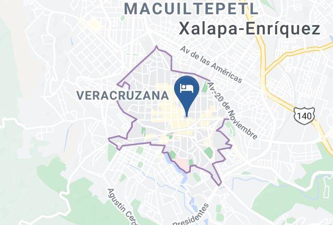 Xalapa - Hotel Esparta Maps