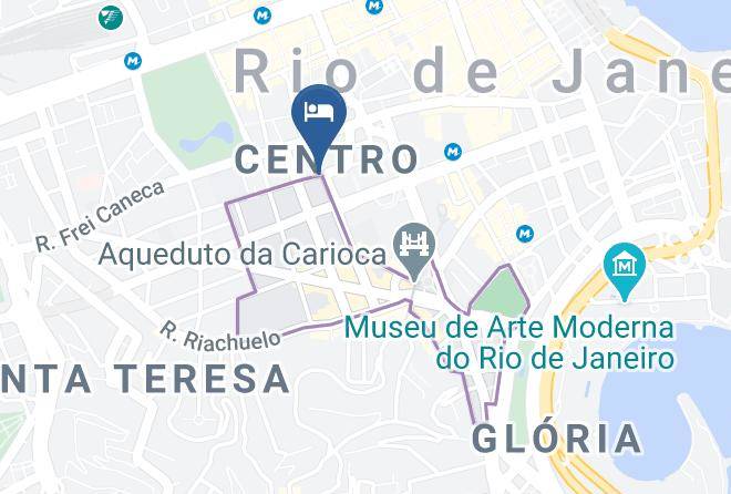 Rio De Janeiro Centro - Hotel Esperanca Maps
