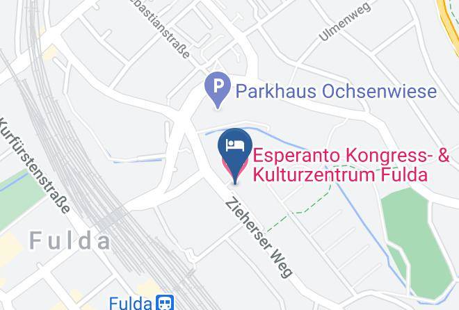 Fulda - Esperanto Kongress & Kulturzentrum Fulda Maps