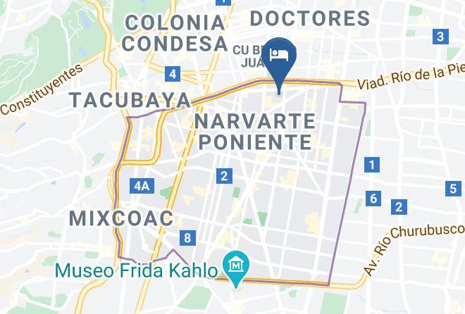 Benito Juarez - Hotel Esperanza Maps