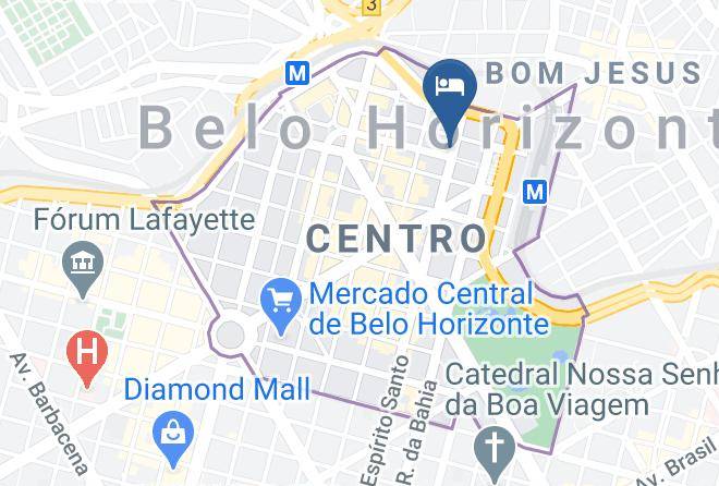 Belo Horizonte - Hotel Esplanada Maps