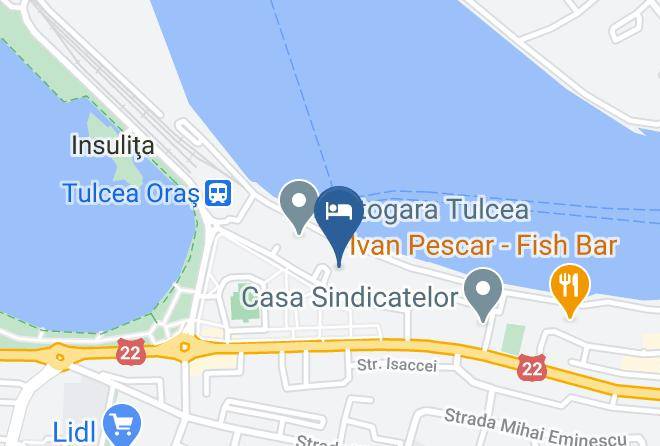 Tulcea - Hotel Esplanada Maps