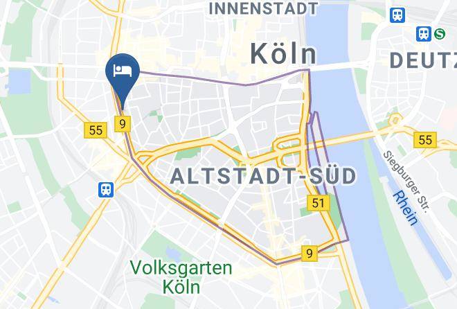 Hotel Esplanade Koln Map
