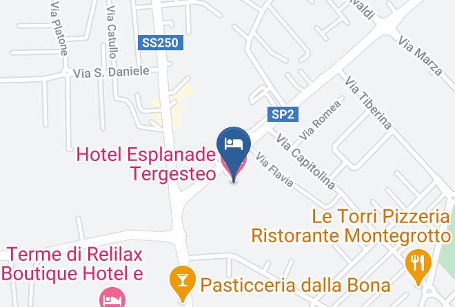 Padua - Hotel Esplanade Tergesteo Maps