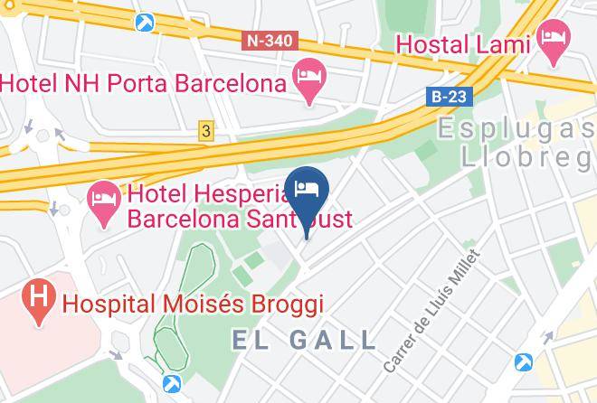 Barcelona - Hotel Esplugues Maps