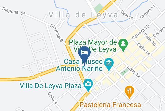 Villa De Leyva - Hotel Esquina Colonial Maps