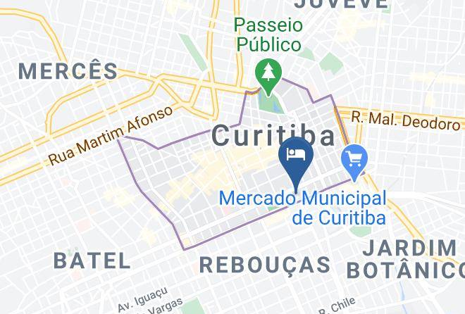Curitiba - Hotel Estacao Express Maps
