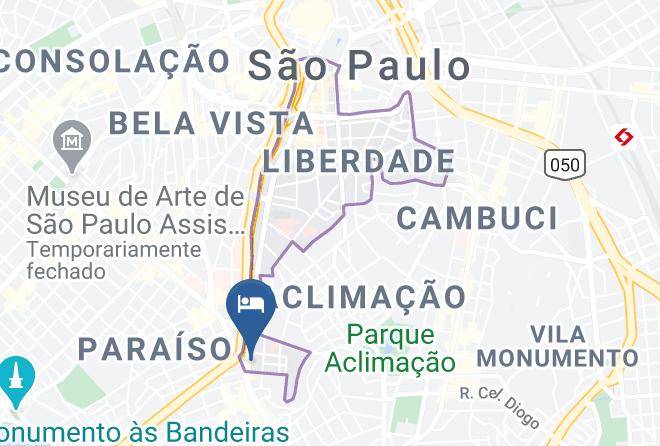 Sao Paulo Vila Mariana - Hotel Estacao Paraiso Maps