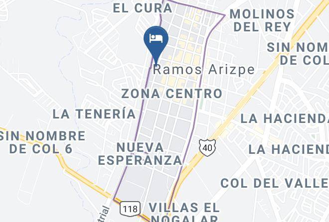 Ramos Arizpe - Hotel Estacion Maps
