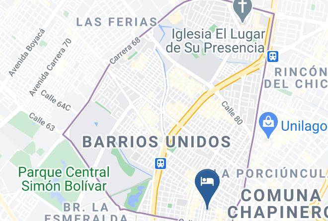 Bogota - Hotel Estadio 63 Maps