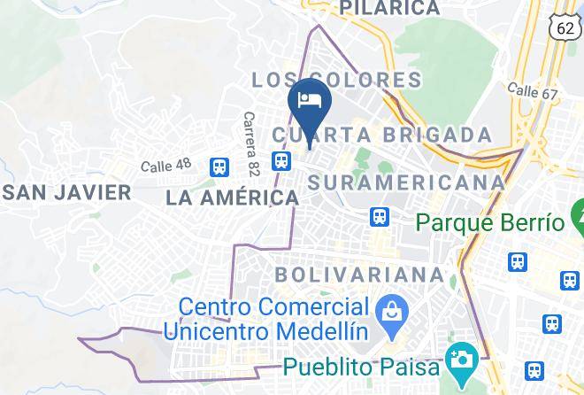 Medellin - Hotel Estadio Real Maps