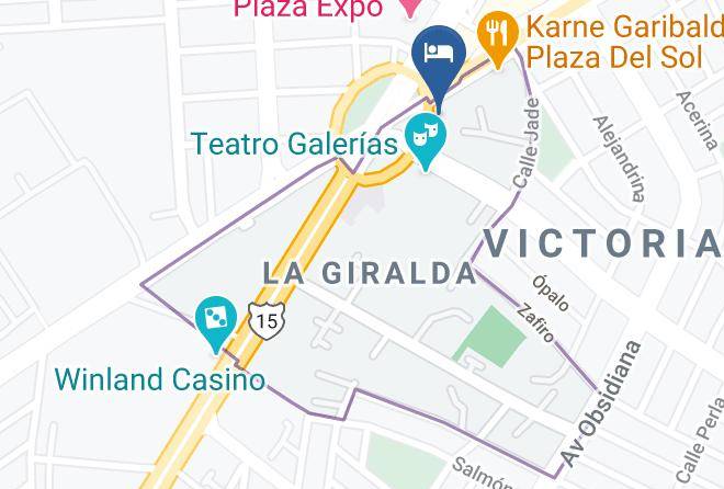 Zapopan - Hotel Estancia Business Class Maps