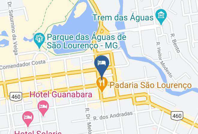 Sao Lourenco - Hotel Estancia Maps