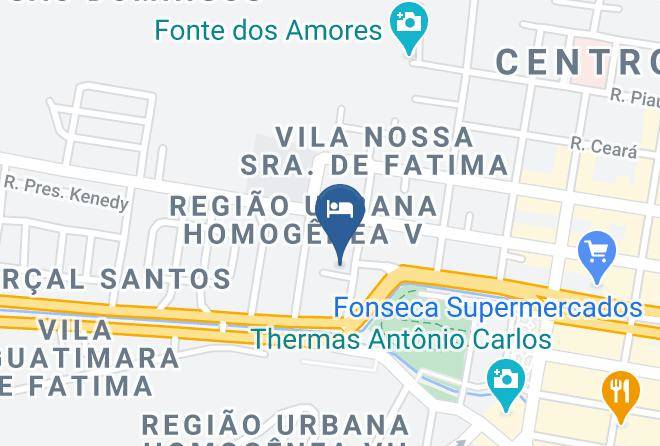Pocos De Caldas - Hotel Estancia Maps