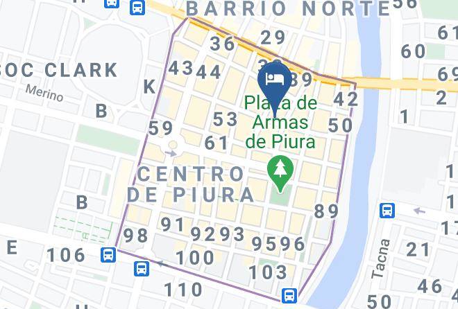 Piura - Hotel Estancia Real Maps