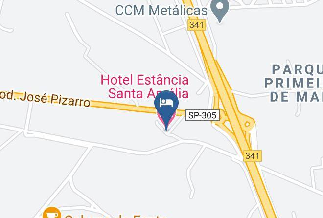 Jaboticabal - Hotel Estancia Santa Amelia Maps