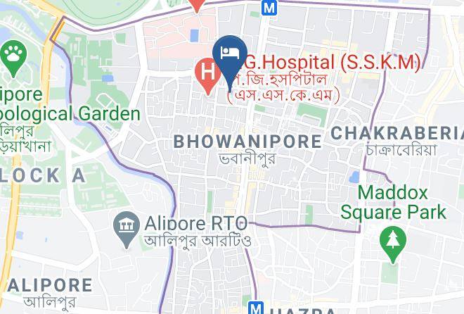 Hotel Esteem Best Hotel In Bhawanipur Kolkata Map