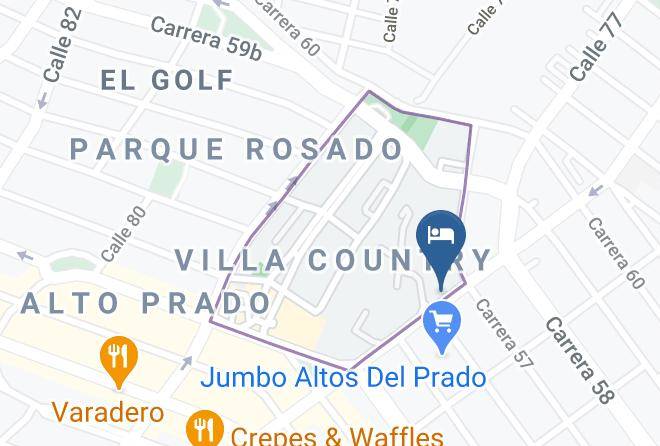Hotel Estelar En Alto Prado Map