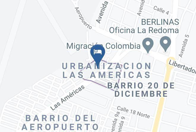 Cucuta - Hotel Estelar Las Americas Maps