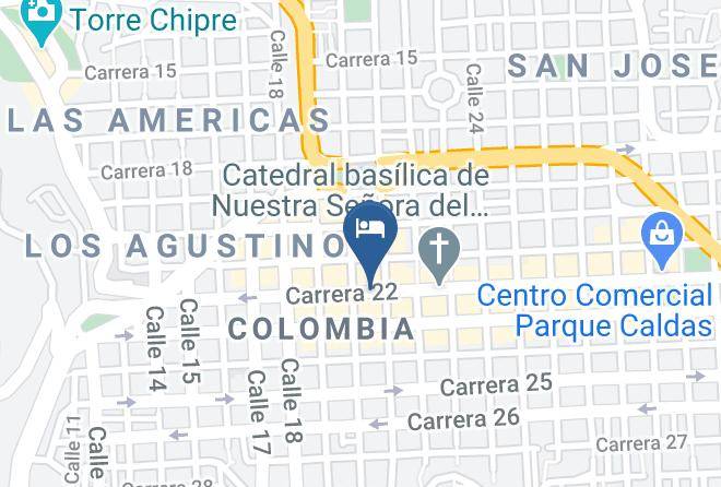 Manizales - Pop Art Hotel Las Colinas Maps